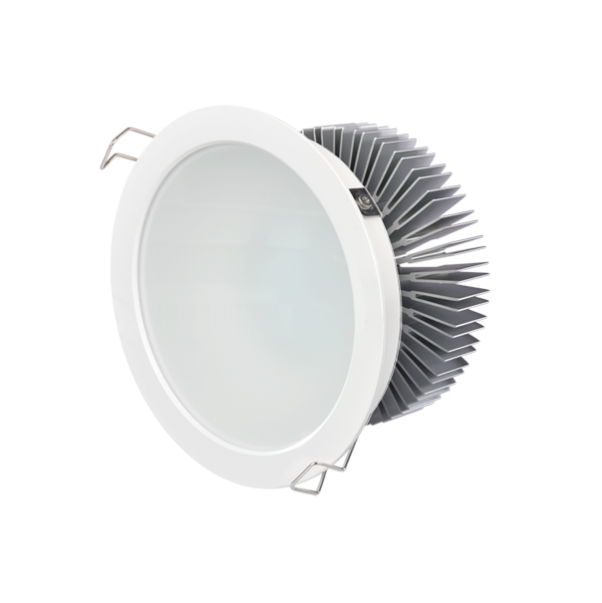 flood beam angle, own light with integrated power supply, round panel light, wide beam angle